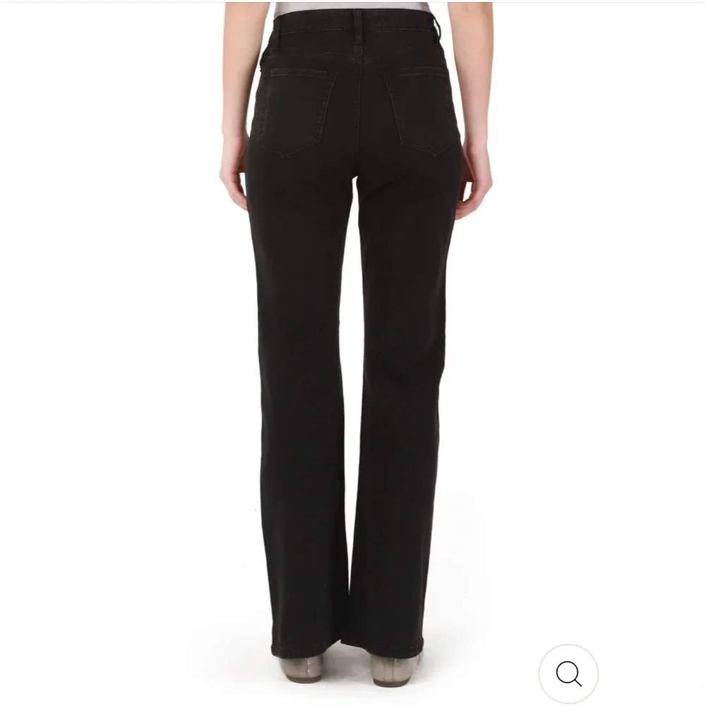 NWT Black Tape Maya High‎ Rise Relaxed Flare Black Wash Women’s Jeans, Size 26